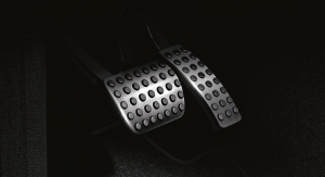 Brushed Stainless-steel sports pedals